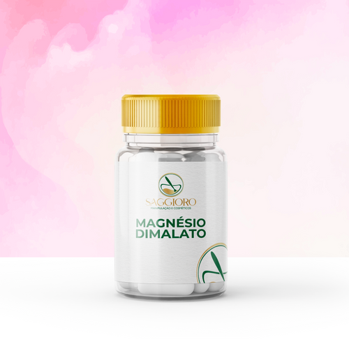 Magnésio Dimalato 500mg - 60 Cápsulas | Saggioro